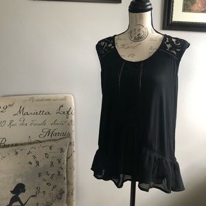 Maurice’s Sz Large Black sleeveless top